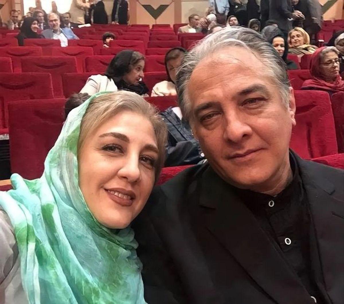 جشن ازدواج ایرج نوذری در قاب دوربین | همسرش با لبخندی آرام دل‌ها را برد