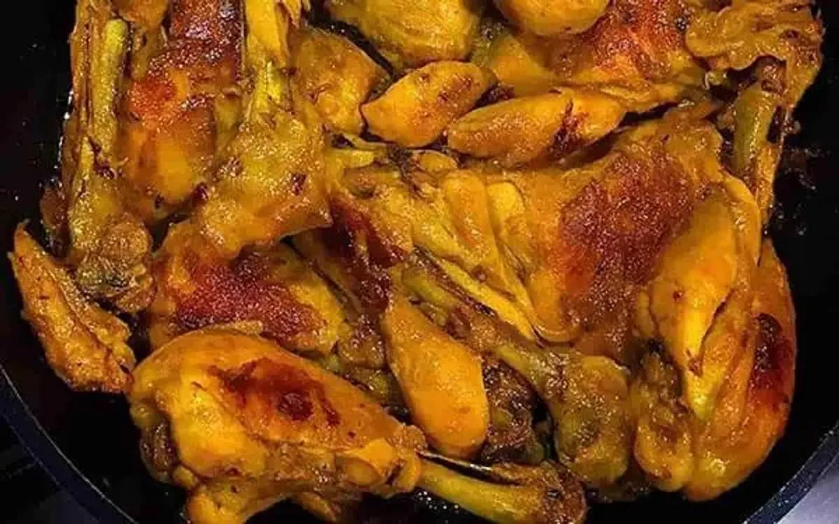طرز تهیه مرغ دودی خوشمزه بدون منقل+ مرغ و سس زرشک با طعم متفاوت