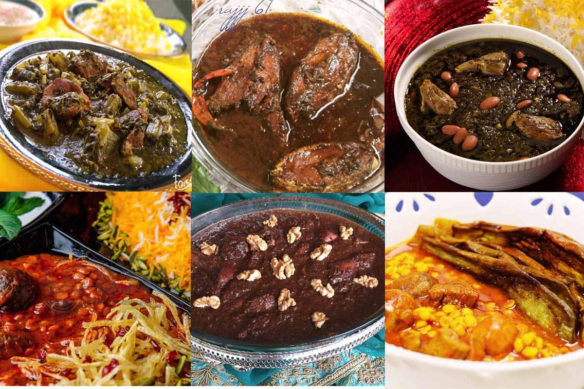 طرز تهیه انواع خورش با گوشت در خانه