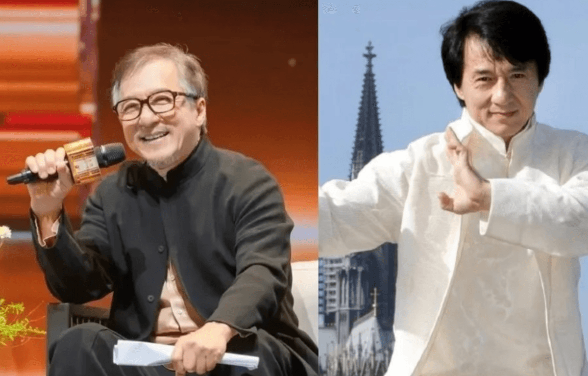 جکی چان در حال پرش از روی موانع بدون ابزار کمکی+فیلم