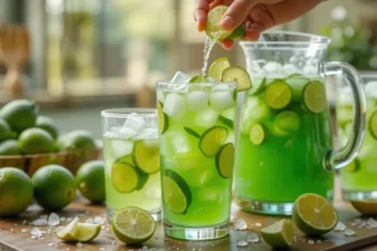 طرز تهیه لیموناد برزیلی با شیرعسلی