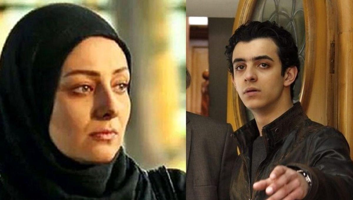 عکس (سفر در زمان)؛ علی شادمان و ویدا جوان در پشت‌ صحنه سریال ماه و پلنگ در سال 1395