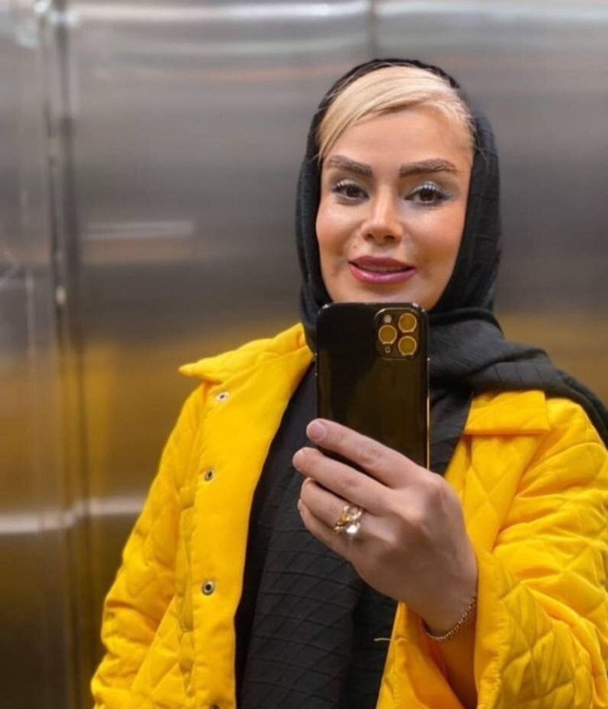 ژست جالب صبا راد با تیپ شیک و چسبی