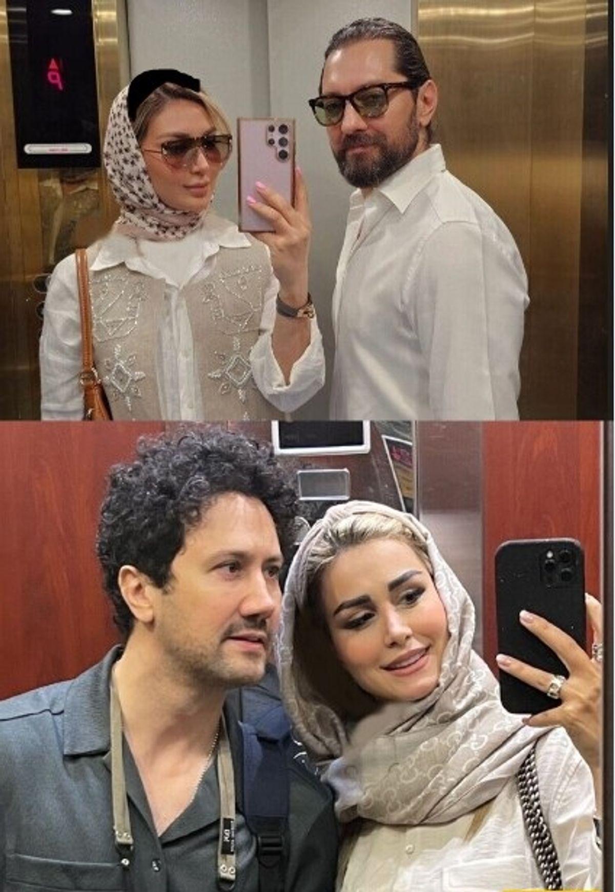 سلیقه متفاوت در دنیای مد؛ انتخاب‌های استایل شیک و جذاب از همسران بهرام رادان و شاهرخ استخری