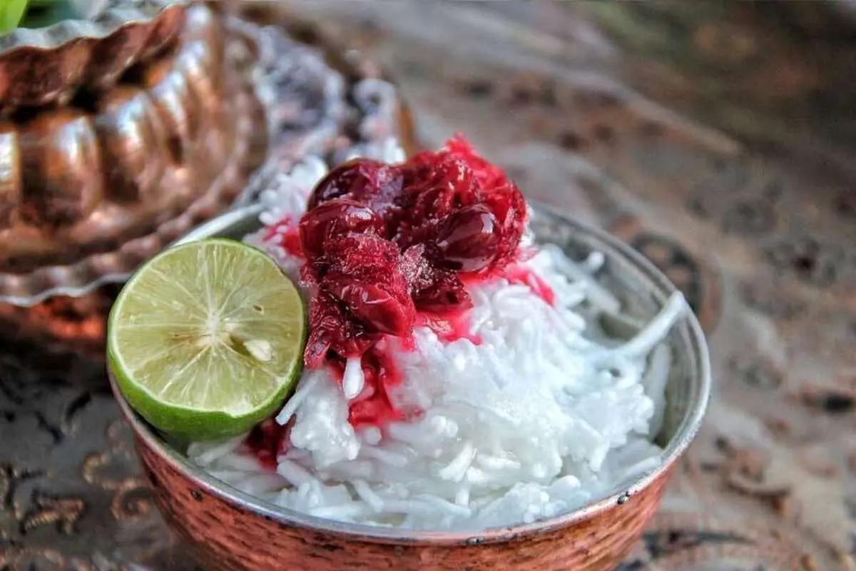 طرز تهیه فالوده شیرازی به روش بازاری