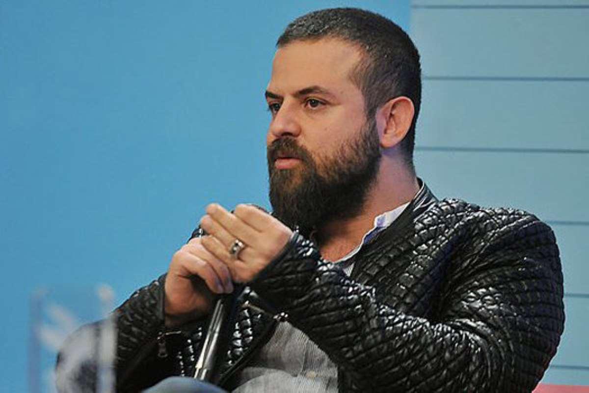 هومن سیدی و دختر نازش در پشت صحنه سریال وحشی