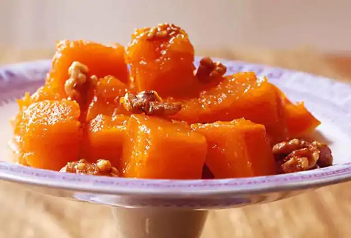 دسر کدو حلوایی، دسری گرم و شیرین برای روزهای دل‌انگیز