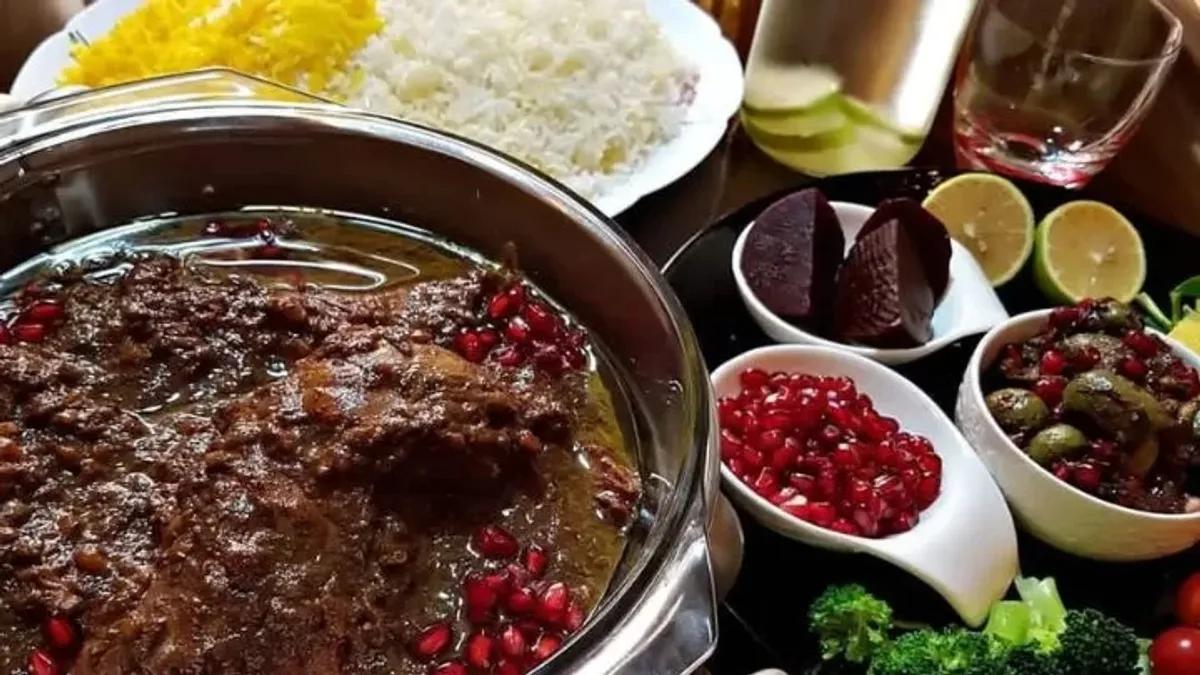 دستور پخت خورش سبزی فسنجان | آموزش مرحله به مرحله درست کردن فسنجان خوشمزه شمالی