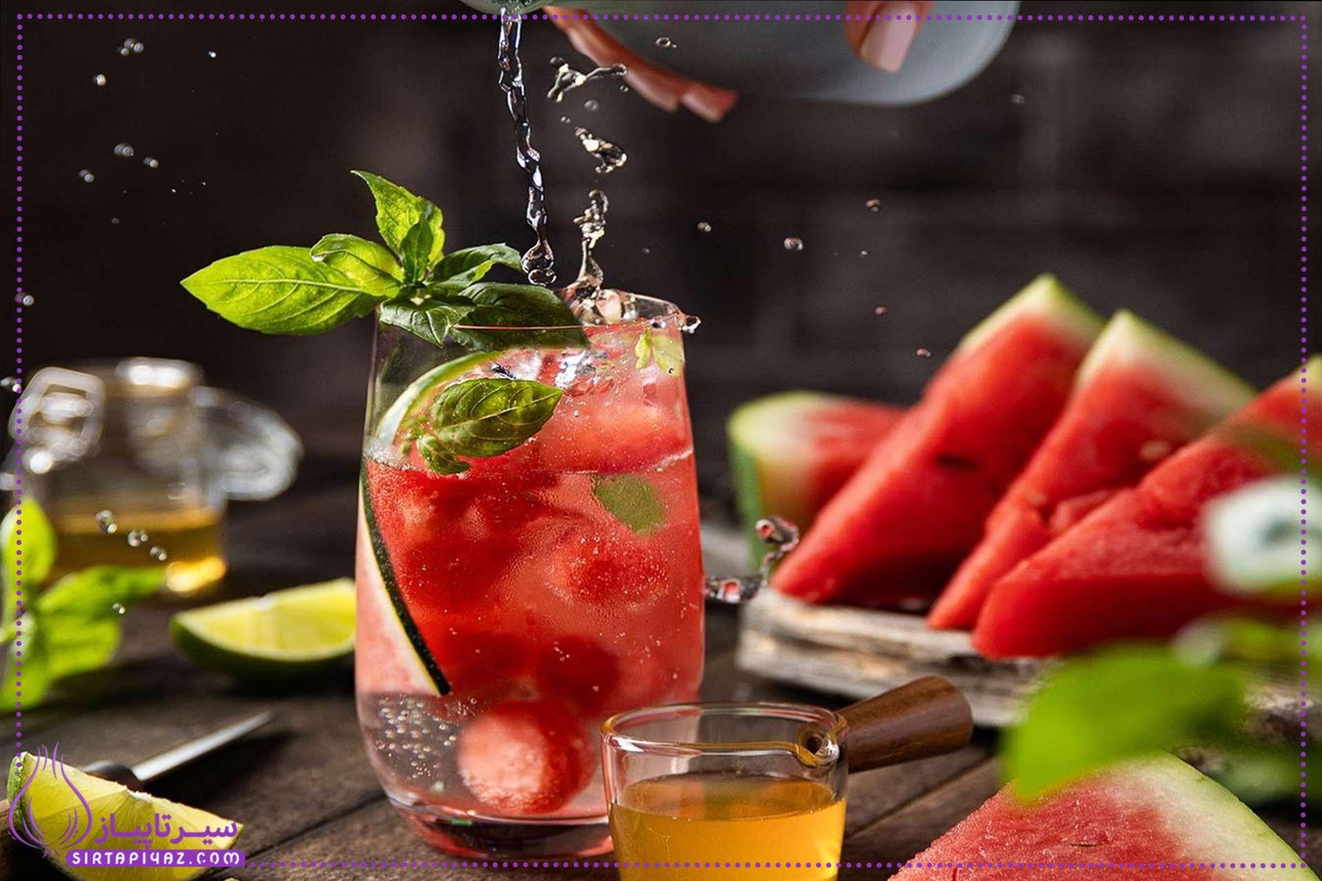 طرز تهیه موهیتوی هندوانه برای نذری محرم