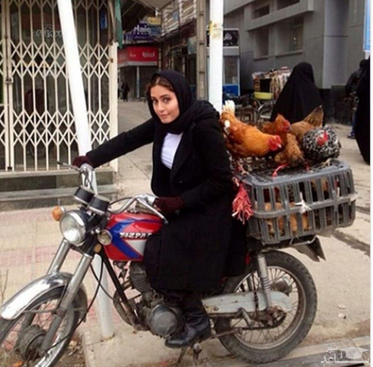 از بازیگری تا موتورسواری جسورانه | الناز شاکردوست این بار در نقش ماجراجو!