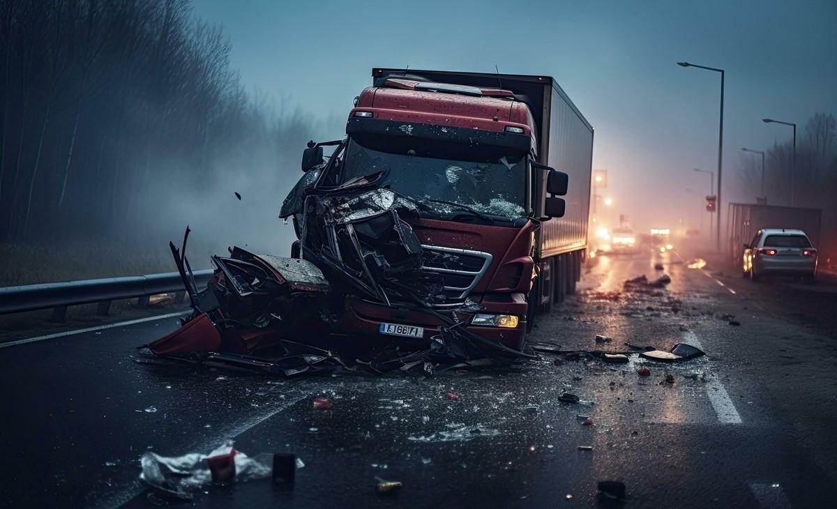 تصادف مرگبار تریلی سوخت در آزاد راه قزوین- تهران | کشته شدن 3 نفر در تصادف زنجیره ای+ویدئو