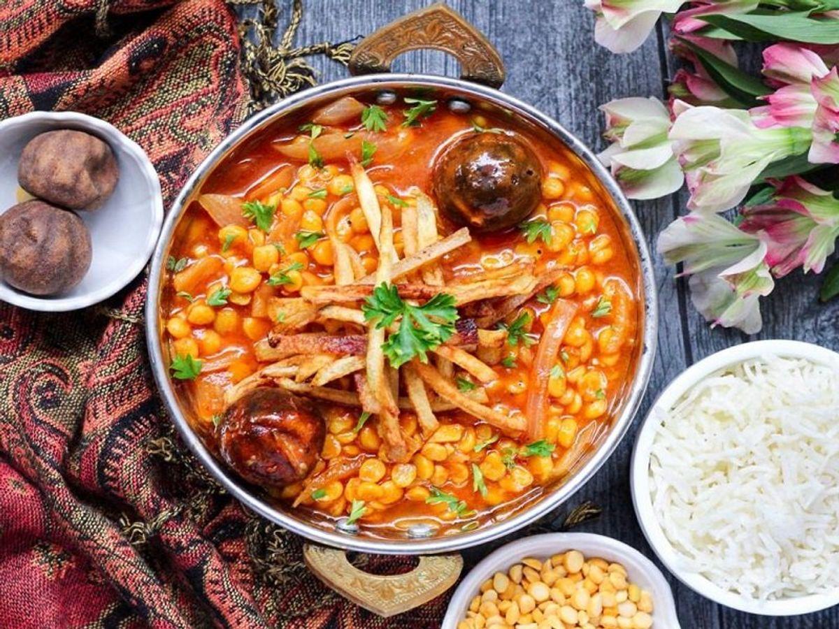 طرز تهیه قیمه مخصوص سبزی خوارها | به جای گوشت توی قیمه چی بریزیم؟