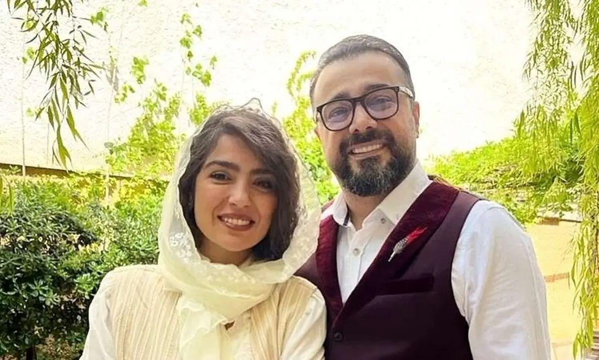 عکس‌های داغ سپند امیرسلیمانی و همسرش در نمایشگاه هنری| عاشقانه‌ای که همه را شوکه کرد