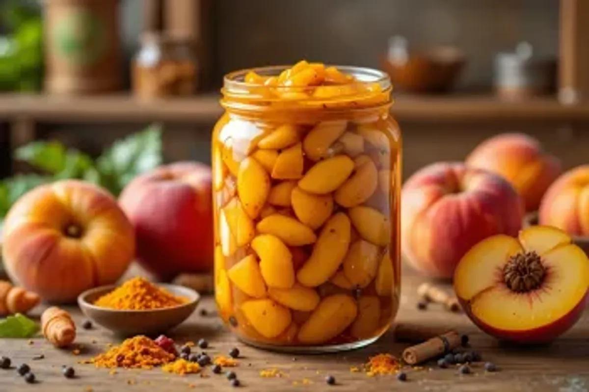 طرز تهیه ترشی هلو با تمرهندی با آموزش مرحله به مرحله