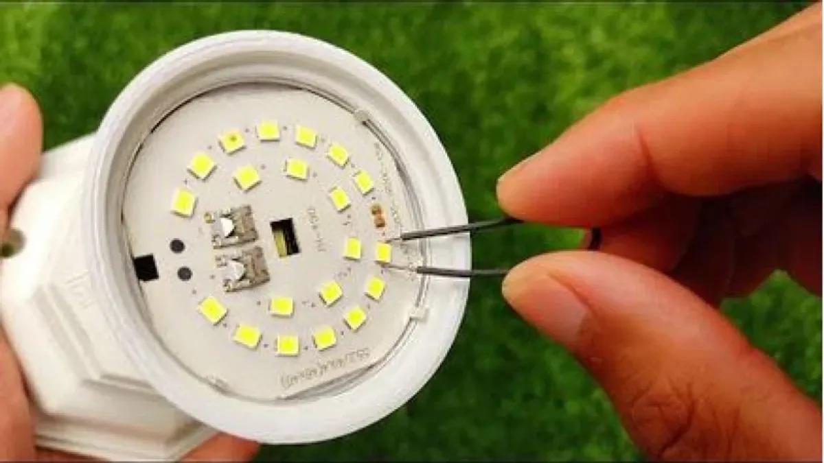 تعمیر لامپ LED سوخته در کمتر از ۶۰ ثانیه؛ روش سریع و آسان در خانه!
