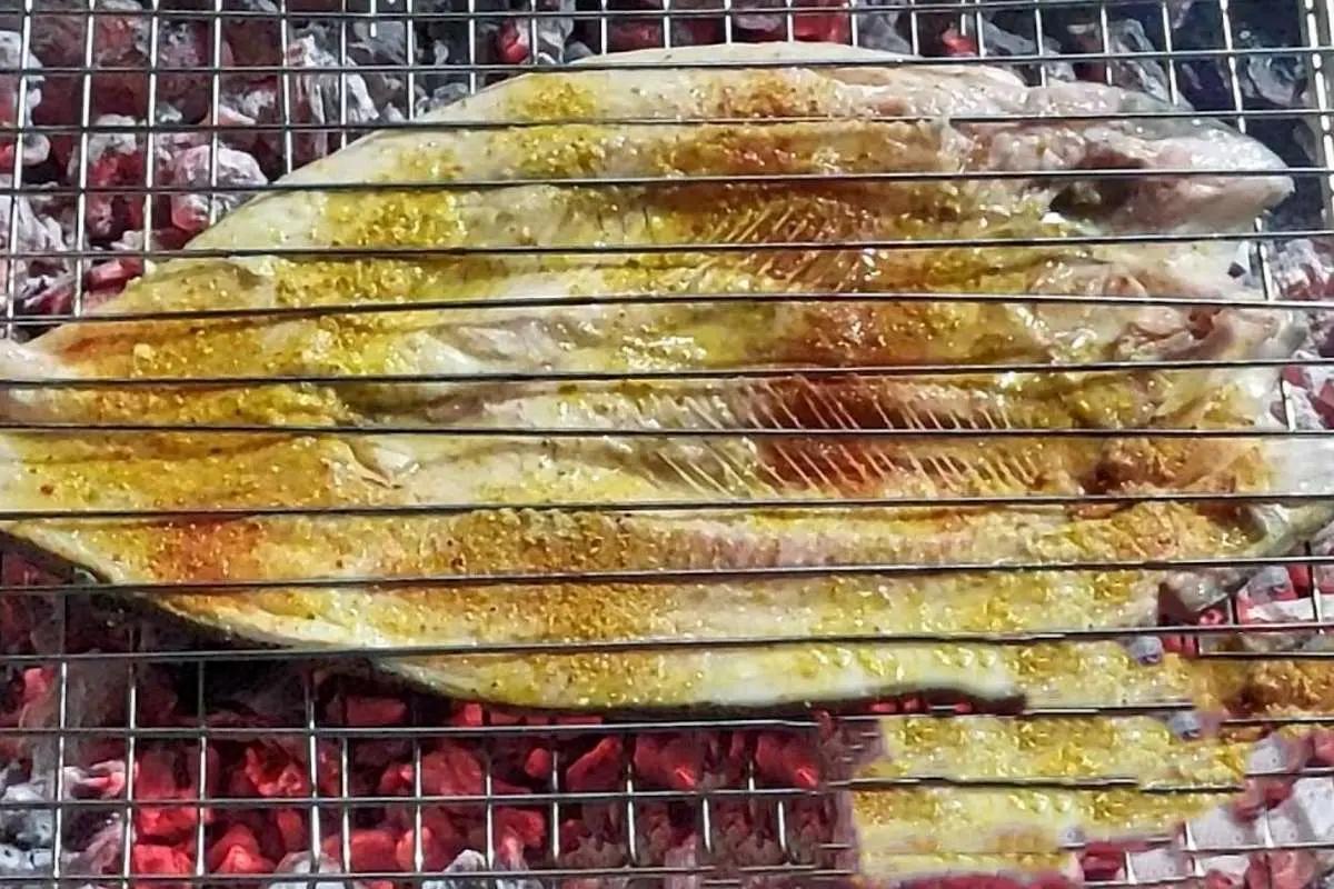 طرز تهیه ماهی کبابی با برنج ایرانی چمپا