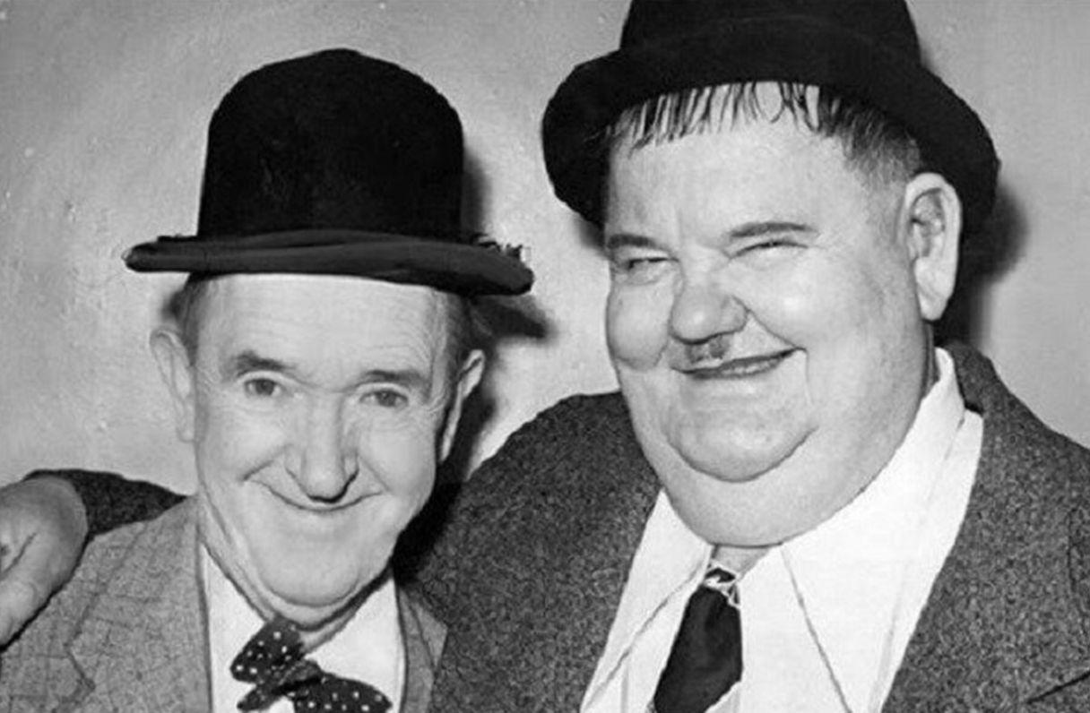 آخرین تصویر مشترک از لورل و هاردی که ندیده بودید؛ فیلم دو اسطوره قبل از مرگ