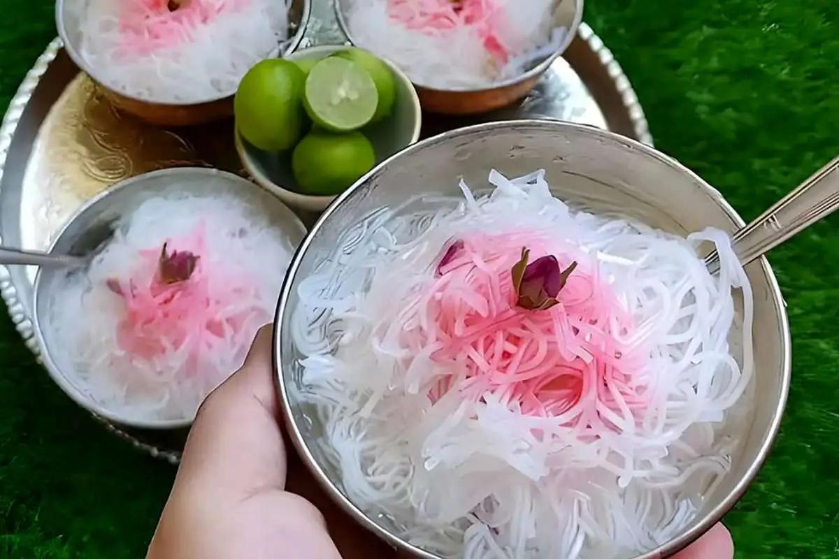 ببینید؛ طرز تهیه فالوده شیرازی خانگی