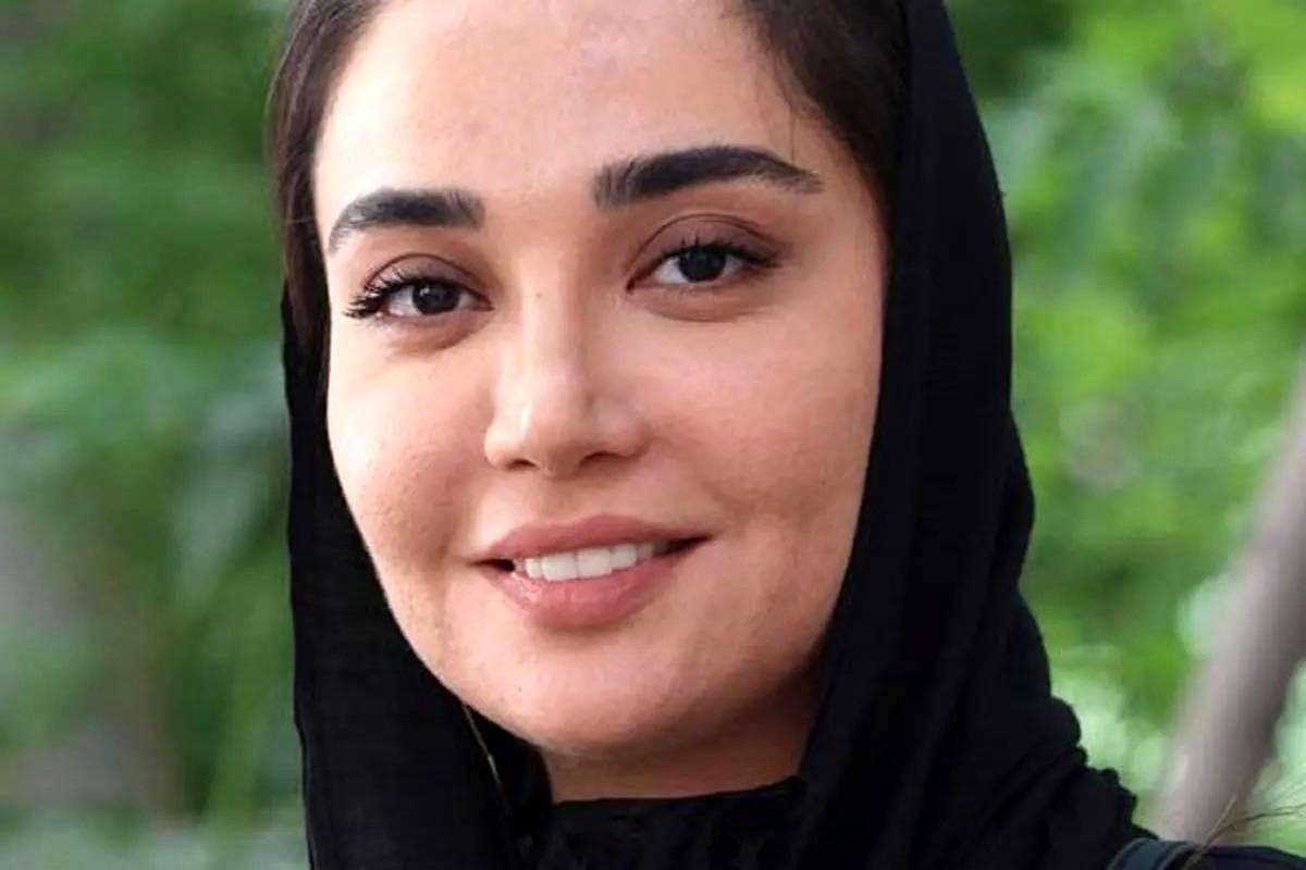 ژست متفاوت بازیگر زن مشهور سریال نون خ در کنار شالیزار برنج