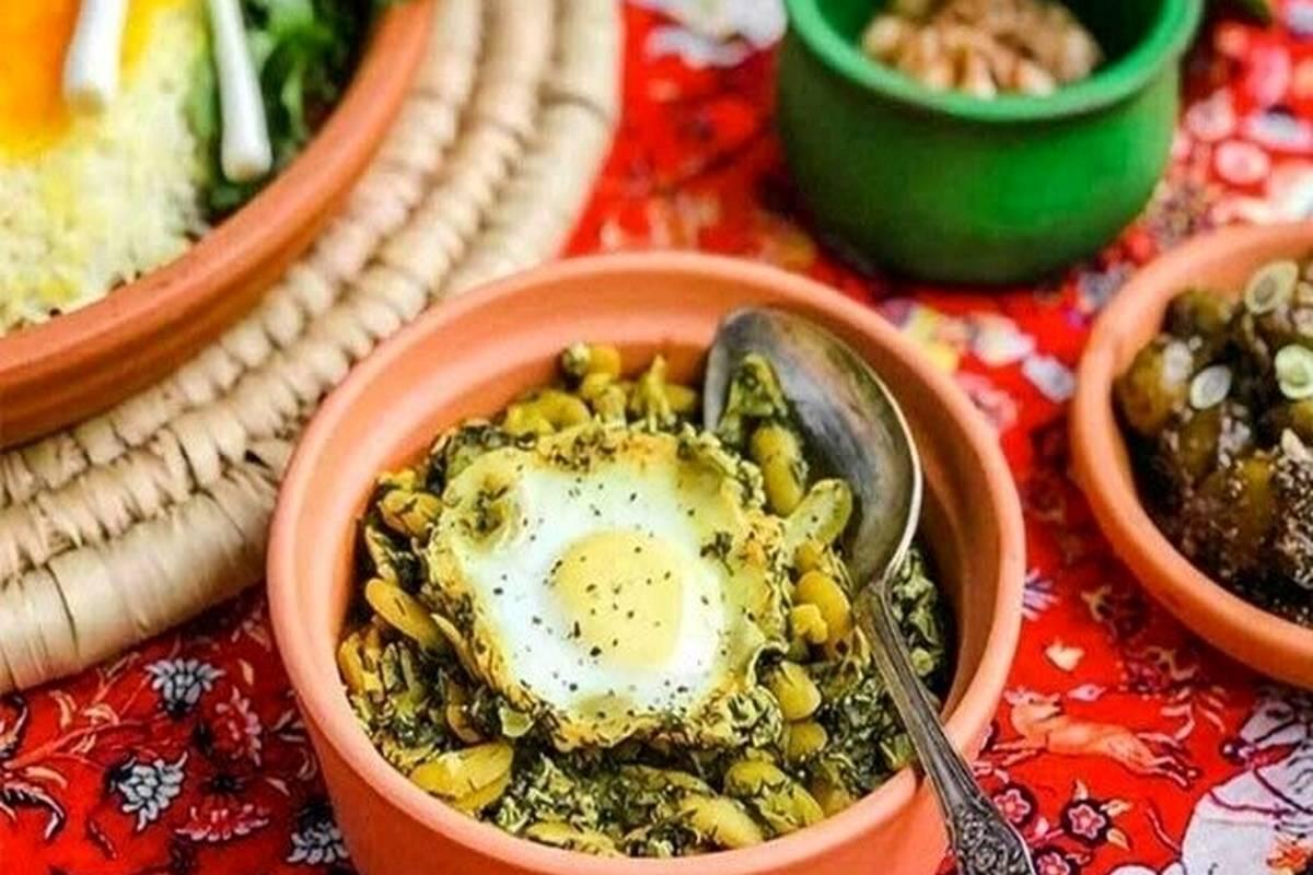 خوراک گیلانی اصیل با باقالی تازه؛ خشکاویج را اینطوری درست کنید